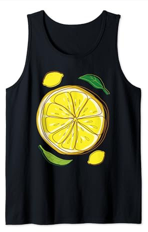 Joli cadeau jaune citron pour hommes, femmes et enfants Débardeur
