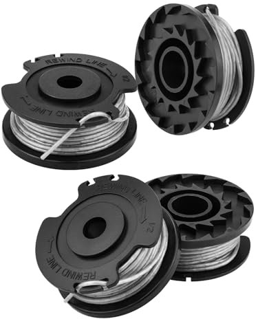 Replacement Strimmer Wire Compatible with Bosch ART 23 SL, Mellbree 4PCS Strimmer Spool Line Compatible with Bosch ART 26 SL, EasyGrassCut 18, 23, 26, 18-230,18-260