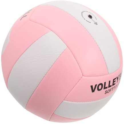 BESPORTBLE Soft Volleyball Für Hallensport Langlebiges Trainingsgerät Mit Maschinengenähter Standardkonstruktion Für Indoor-Training Und Wettkampf Leuchtende Farben Für Sichtbarkeit Und Ballk