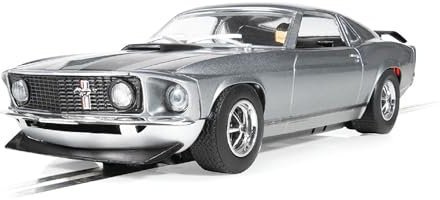 Scalextric C4497 John Wick Ford Mustang BOSS 429, Silber