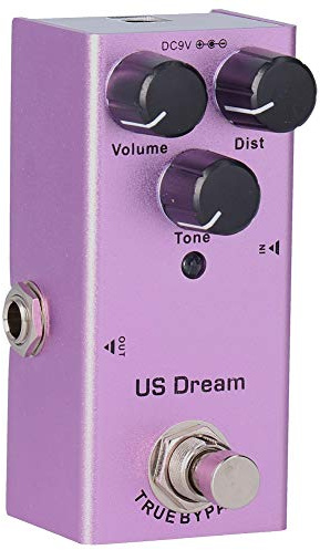 Guitar Volume Pedal, Reverb Guitar Pedal Distortion Pedal Multieffect Guitar Pedal Guitar Effects Pedal Mini Single Type DC 9V True Bypass for Electric Guitar