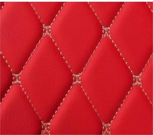 DZSUNLOHJ Auto Fußmatten Maßgeschneiderte Auto-Fußmatten Für Volvo C30 2006-2013 Jahre Kunstleder Innenausstattung Details Autozubehör Auto Fussmatte(Rot)