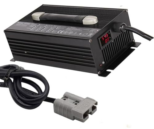 WLEJSL Chargeur Batterie Plomb Acide 36 V 25 A pour Chariot Élévateur, Haute Puissance, avec Prise de Sortie Anderson 50 A/120 A/175 A/350 A, pour Transpalette et Autolaveuse,A2,120A