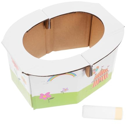 DECORNIJIA Kinder Reise Töpfchen Faltbar Aus Papier Leicht Zu Verstauen Tragbares Toilettensitz Für Babys Und Outdoor Aktivitäten
