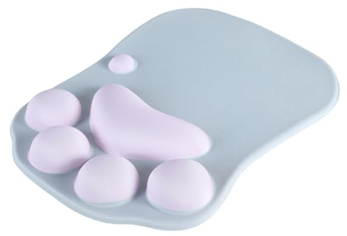 LUJIAXI Tapis de souris antidérapant en silicone souple pour ordinateur portable, bureau, repose-poignet confortable, accessoires de jeu optique