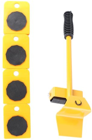 CTIRCHIU Juego de Ruedas Giratorias para Mover Muebles Pesados Base Antideslizante, Ajustable y Ligera para Escritorios y Camas en Alfombras y Laminados