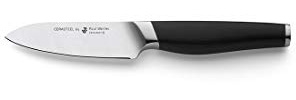 PW CERASTEEL Gemüsemesser, 9 cm, bruchfeste Keramik-Edelstahl-Klinge | Schälmesser und Tomatenmesser mit 62 Rockwell, lasergeschweißt sowie ergonomischem und robustem Glasfasergriff