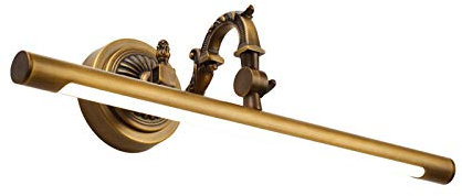 QJUZO Lampe de Miroir Salle de Bain LED Vintage Appliques Éclairage de Salle de Bain Laiton IP44 Imperméable Éclairage pour Coiffeuse Lampes pour Miroir Cosmétique, 7W 630LM 4000K