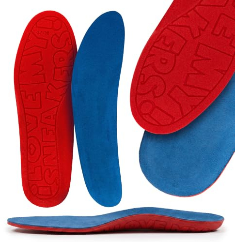 Semelles intérieures en mousse Bama - Semelles intérieures confortables pour chaussures de sport, baskets et chaussures décontractées respirants avec mousse de rembourrage 1 paire - 45/46 EUR