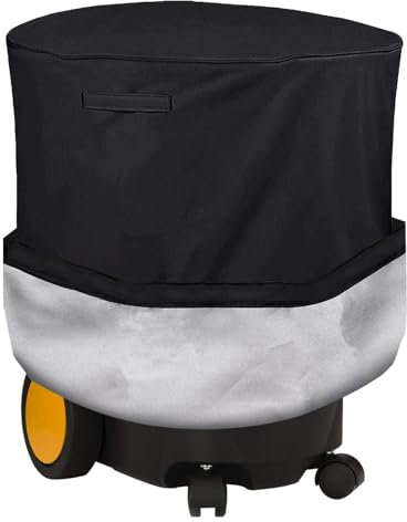 Vkinman Heavy-Duty Waterproof Wood Chipper Shredder Mulcher Cover, 33x45, Black