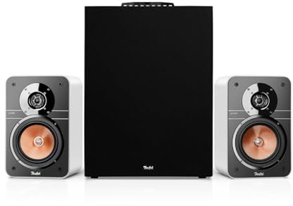 Teufel Ultima 20 Concept Power Edition - 2.1 Soundsystem, Komplettsystem Heimkino mit integriertem AV-Receiver, Bluetooth, Dolby Audio, USB-C-Soundkartenfunktion, HDMI ARC CEC - weiß