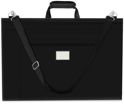Mordx 27x 21 in Drawing Board Storage Bag with Handle, Carrying Bag for Drawing Board, Transport Portfolios Bag,Art Portfolio Case Painting for Artist Supplies and Books (27 x 21)