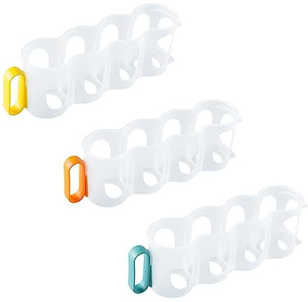 Hoement Organizador de Latas para Refrigerador, 3 Unidades de Plástico