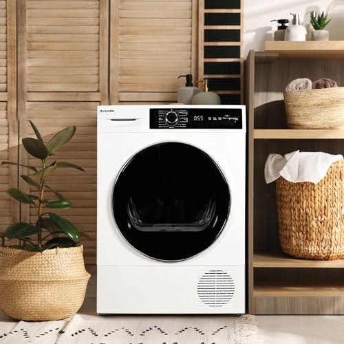 Montpellier MHP10SDW 10kg Heatpump Condenser Tumble Dryer In White