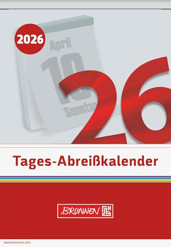 BRUNNEN Abreißkalender 2026 Nr. 13 | 98×142 mm