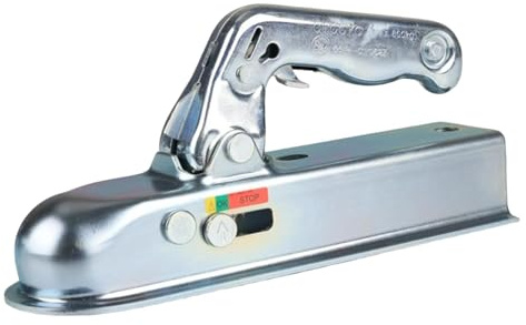 Perfeclan Acoplador de Remolque, Bola de Enganche de 2, Garra de Acoplamiento de 50 mm, Accesorios de Acero, Remolque de vehículos, reemplazo de Enganche