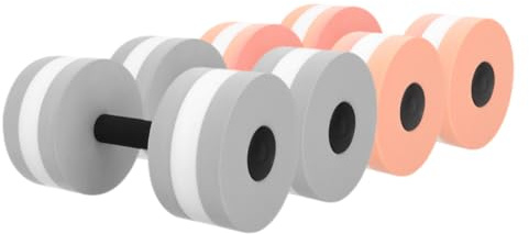 Luxshiny Juego de 4 Pesas de Piscina de Eva para Ejercicios Acuáticos Portátiles, Entrenamiento Completo para Adultos en Piscinas y Océanos