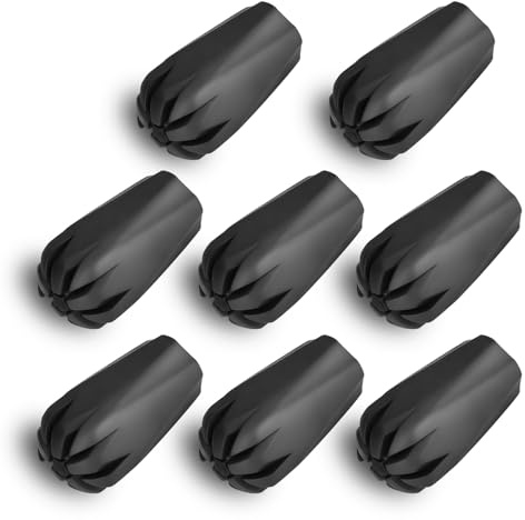 supregear Ersättningstips för Vandrings-/hikingstav, Halkfria Gummisnören Som Skydd för Promenadstav, 11 mm (0,4) Håldiameter, 8 St