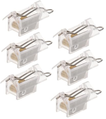 TOPBATHY 6pcs Venetian Blinds Cords Lock Mechanism Blinds Replacement Parts Window Part String Holder for Vertical Home Indoor Use