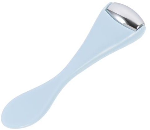 SMASOLO Mini Occhi con Cucchiaio per Crema Dispositivo Ghiaccio Portatile per Ridurre Borse e Occhiaie Strumento Viso Pratico per Donne Leggero e Facile da Usare