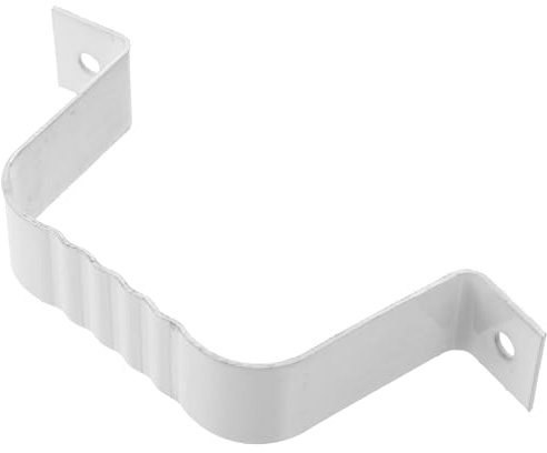 Toddmomy Adaptador de Bajante Fijación Segura de Aleación de Aluminio, Clip Cuadrado Blanco y Uso Repetido para Canalón en Estructuras y Uso Industrial