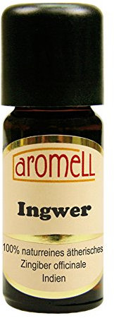 aromell Ingwer - 100% naturreines, ätherisches Öl aus Indien, 10 ml