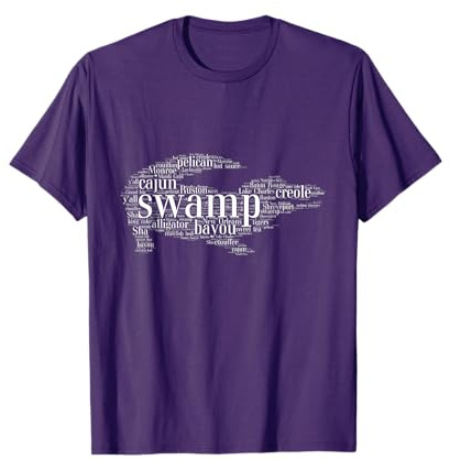 Cajun Creole I Love Louisiana Alligator Graphic T-Shirt T-Shirt