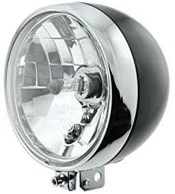 Ost2rad Scheinwerfer H4 KLARGLAS, für Simson S50 S51 alte Ausführung, Kugellampe