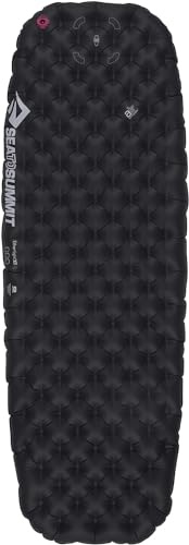 Sea to Summit - Ether Light XT Extreme Insulated Air Sleeping Mat Regular - For Women - Thermolite - 4 Season - Pillow Lock System - Stuff Sack - For Cold Weather Backpacking - Black - 685g
