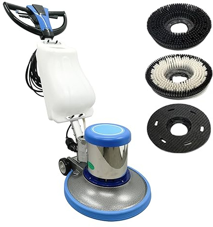 INTSUPERMAI Commercial Floor Buffer Industrial Floor Polisher Buffer Machine 17 Single Pad Tile Scrubber Burnisher Floor Scrubber Cleaner Heavy Duty Tile Scrubber 175rpm/min 110V