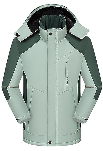 RLEHJN Ski Jacket Womens UK Sale Clearance Ladies Winter Coat Waterproof Windbreaker Jacket Outdoor Skiing Snowboarding Coat Windproof Camping Hiking Jacket Outdoor Raincoat 10-24