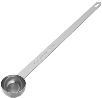 LEIFENY 1PCS 1 Tablespoon Coffee Scoop, 9 Long Handle Measuring Spoon, One tbsp (15 ml) Stainless Steel Scooper