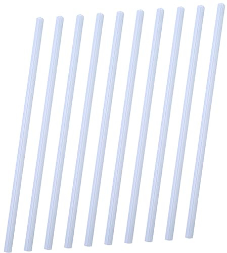GORGECRAFT 10 Barra de Encuadernación de Plástico de 31cm Carpetas de Plástic Cubierta de Informe Barras de Lomo con Agarre Deslizante Color Blanco para la Escuela Y la Oficina