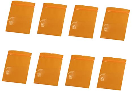 iplusmile 100st Wiederverschließbare Aufbewahrungsbeutel Bunte Umschläge Wiederverwendbare Aufbewahrungstaschen Beutel Verschließen Reißverschlusstasche Lebensmittel Plastiktüte