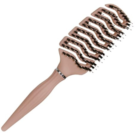 Teaser Per Capelli Con Setole Di Cinghiale - Pettine Di Precisione Per Acconciare I Capelli, Spazzola Per Capelli Con Setole Morbide | Spazzola Per Cotonatura Per Uso In Salone E A Casa, Strumento Per