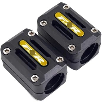 HYPERICIN Motorrad Schutzblock Für Ya&ma&ha Für FJR 1300 2001-2018 2019 22/25/28mm Motorrad Motor Crash Bar Schutz Stoßstange Dekorativer Schutzblock Motorrad Dekorative Block(2)