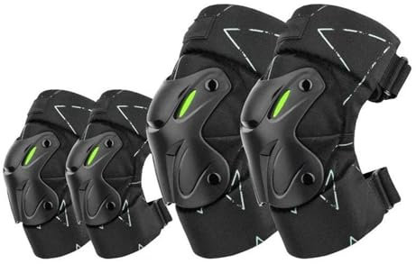 Rodilleras Motocross Ajustables Rodilleras protectoras de codo para ciclismo, equipo de protección EVA para moto, esquí, patinaje, monopatín, carreras, protectores de seguridad protección de rodilla p