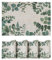 Artoid Mode Juego de 4 manteles individuales de PVC de eucalipto, resistentes a la suciedad, antideslizantes, resistentes al calor, decoración de cocina