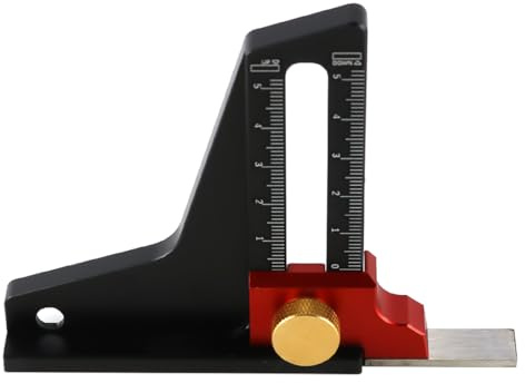 VOANZO Depth Height Saw Gauge Table Aluminium Alloy Height For Milling Cutter Trimming Machine Saw Blade Depth Gauge
