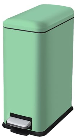 JM ·YIPENG Bathroom Bin with Lid, Small Kitchen Bins, Slim Bedroom Bin