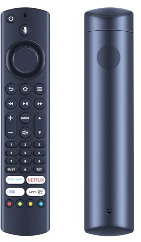 GOUYESHO Télécommande vocale compatible avec TCL 40SF540 32SF540 50CF630 55CF630 FHD Smart TV