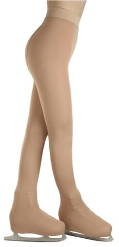 VRTYVEYBB Konståkning/gymnastik tights för träning mjuka 4-vägs stretch ogenomskinliga byxor andningsbara snabbtorkande förstärkta sömmar S
