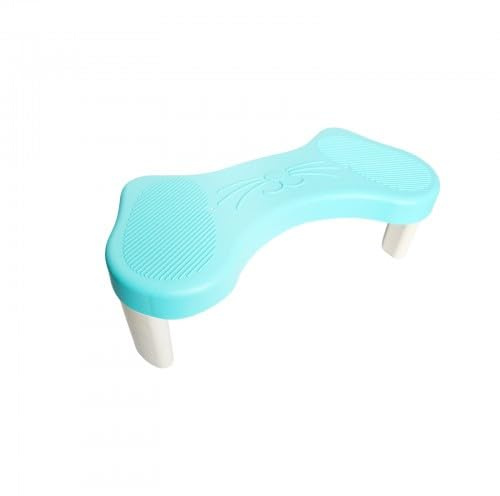 Rieoany Marche Pied Toilette pour Adultes, Tabouret Toilette Ergonomique, pour Un Confort de Défécation, 40x20x13.4cm (Bleu)