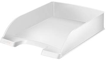 5er KartonLeitz 525400 Briefkorb Plus Style Briefkorb Plus Style, A4, Polystyrol, (arktik-weiß | 5er Karton)