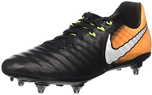 Nike Men's Tiempo Legacy III SG Football Boots, Black (Black/White-Laser Orange-Volt), 8 UK