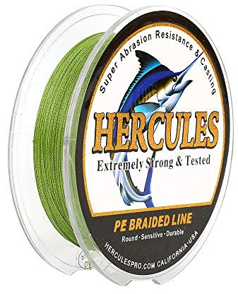 Hercules Super Cast 100m - 2000m 109-2196 Yards Geflochtene Angelschnur 6lb - 100lb Test für Salzwasser Süßwasser PE Geflecht Fischdraht Superline 4 Stränge