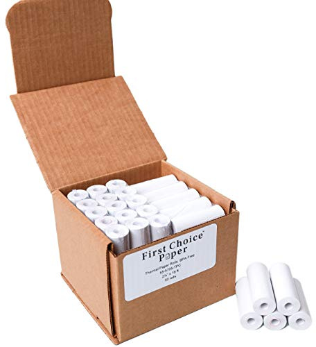 First Choice Paper, 2 1/4 x 16' Coreless Thermal Paper Rolls for Poynt Smart Payment Terminal - 50 Rolls