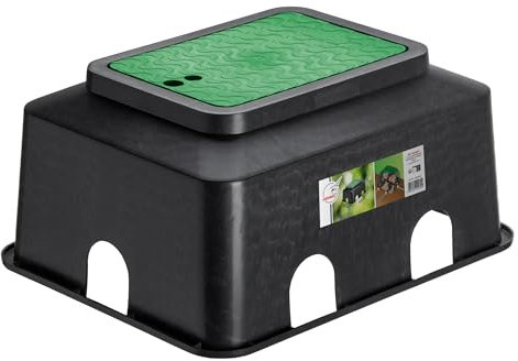 Jardibric - Visita Rettangolare 520 x 420 x 260 mm per 1 a 4 elettrovalvole, in Polipropilene