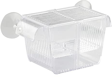 Aufzuchtbecken Aquarium Klein, Ablaichkasten Ablaichbecken 132 x 68 x 73 mm | Measury Brutkasten Babybecken Quarantänebecken Zuchtbecken