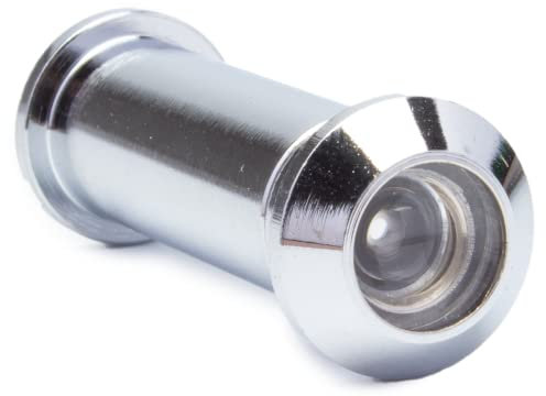 Sweet by Ultion Chrome Spyhole, 35-60mm. Security Spy Hole for Front Door, Peep Holes for Doors, Door Peephole, Peep Hole, Door Spyhole, Door Viewers for Safety.